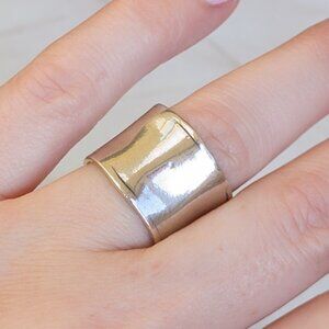 Silpada Sterling Cigar-Band Ring — Size 6 (wide fit)